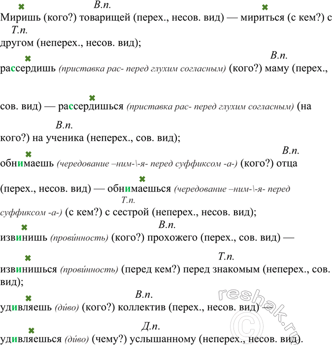 Изображение Составьте словосочетания «глагол во 2-м л. ед. ч. + существительное в косвенном падеже»....