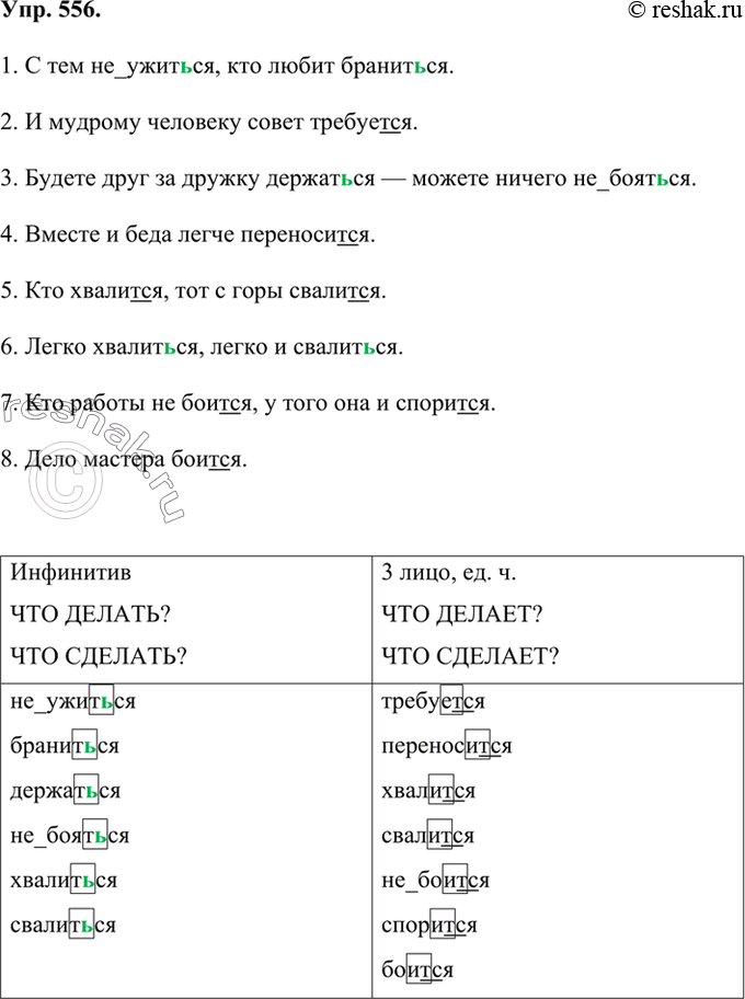 Решено)Упр.556 ГДЗ Ладыженская Баранов 6 Класс По Русскому Языку