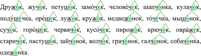 Изображение Спишите, обозначая условия выбора изучаемой орфограммы (см. образец в правиле). У каких...