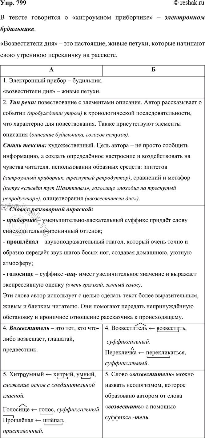 ����������� ���.799 ��� ���������� ������������ 6 �����