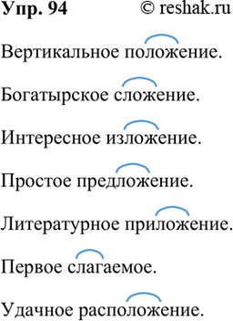 ����������� 94 � �������������� �� ������ �������� ��������� ��������������� �� �������. ���������� ����� � ����, ����� � ������. �������� ���������� �������������� � �������� �...