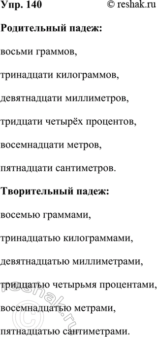 ����������� 140 �������� �������������� � ����������� � ������������ �������.8 (�����), 13 (���������), 19 (���������), 34 (�������), 18 (����), 15 (���������).� ����������...