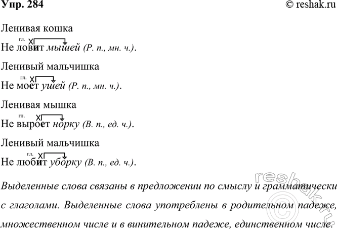 ����������� 284 ���������� �������� ������������� �. �. �����, �������� ����������� �����. � ������ ������� � ����������� ������� �� ������ � ������������� ���������� �����? � �����...