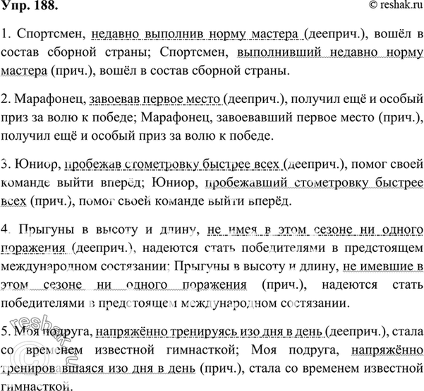 Изображение Упр.192 Ладыженская 7 класс (Русский язык)