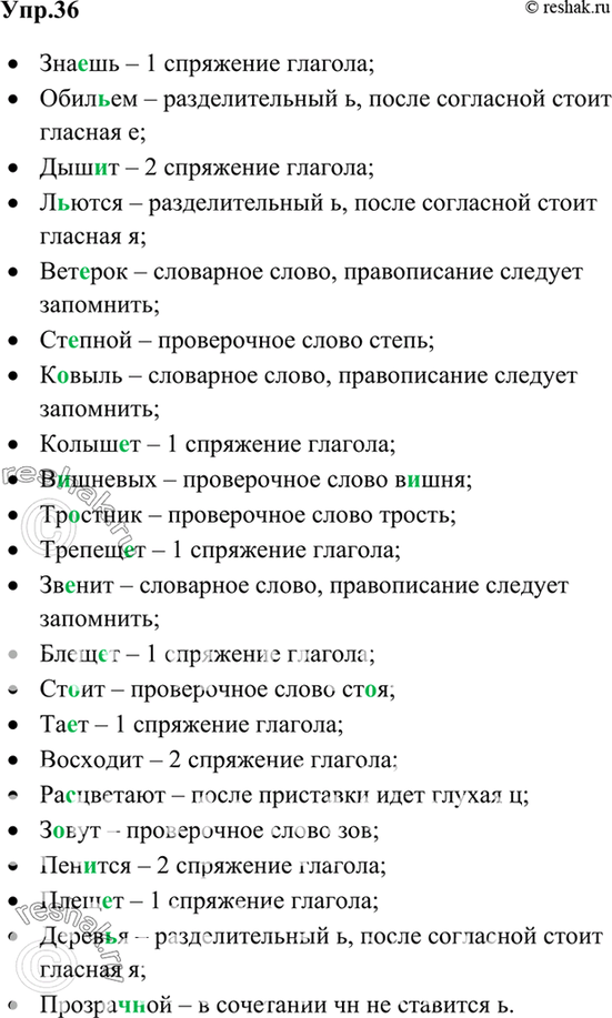 Изображение Упр.37 Ладыженская 7 класс (Русский язык)