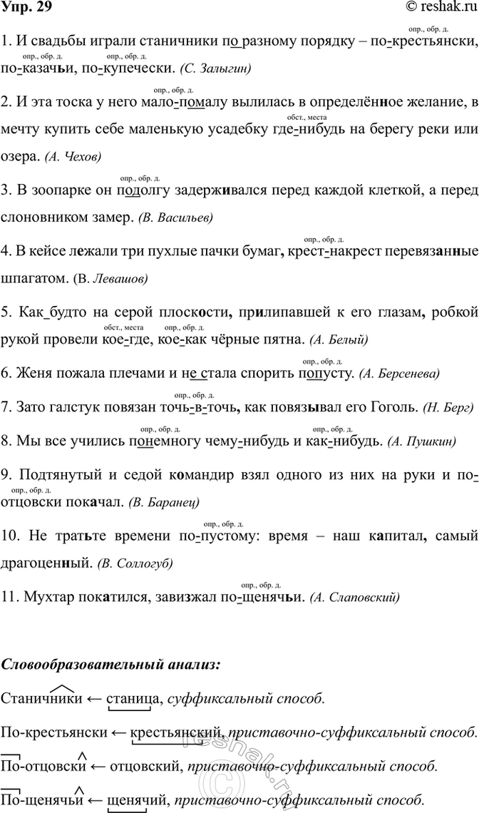 ����������� ���. 29��������� ������, ��������, ��� ����������, ����������� ����� � ����� ����������. ��� ��������� ������� �� ������ �� ��������.1. � ������� ������ ����������...