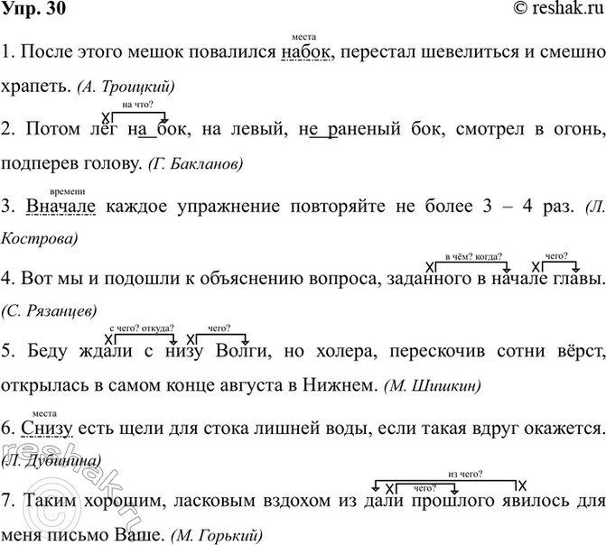 ����������� ���. 30��������� ������. ��� ������ �������� ��������� ������� ������ ������� �� �������� (�����, �����). ��� ������ ����������� ��������� ��������� � ����������������...