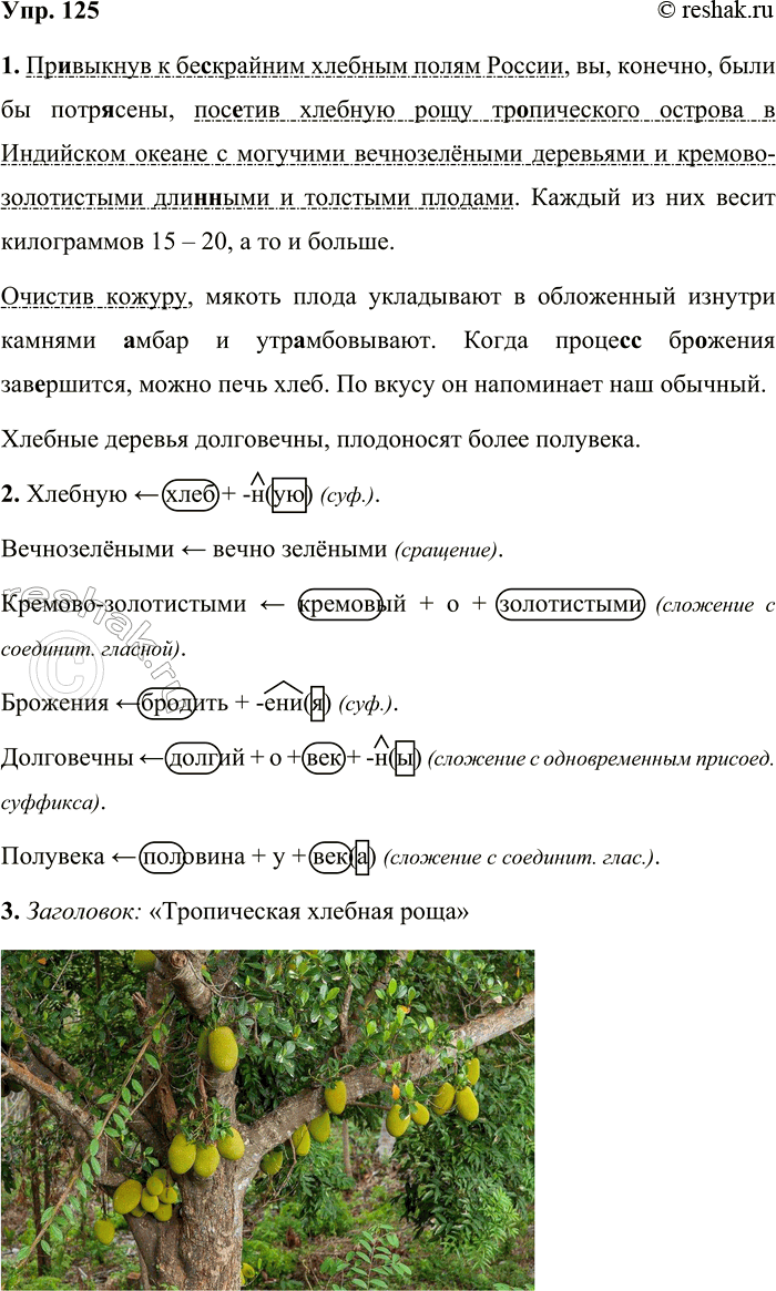 ����������� 125. 1. �������, ��������� ������, �������� ����������� �����  � ����� ����������. ���������� ������������� �������.��_������ � ��_������� ������� ����� ������ ��...