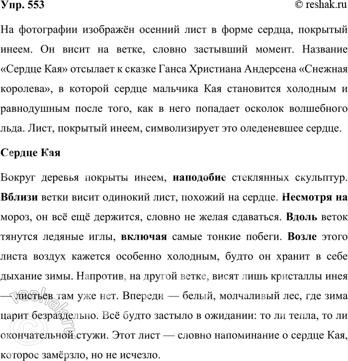 ����������� 553. ���������-���������. ����������� ���������� � ��������� � ��������. �������� ��������� ����� �� ������ ����, ��������� ����������� �������� ������, ���������,...