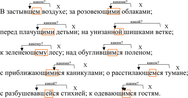 Изображение 202 Постройте словосочетания по схеме 
