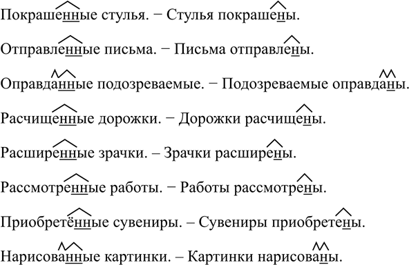 Изображение 247 Запишите данные ниже страдательные причастия в полной и краткой форме множественного...