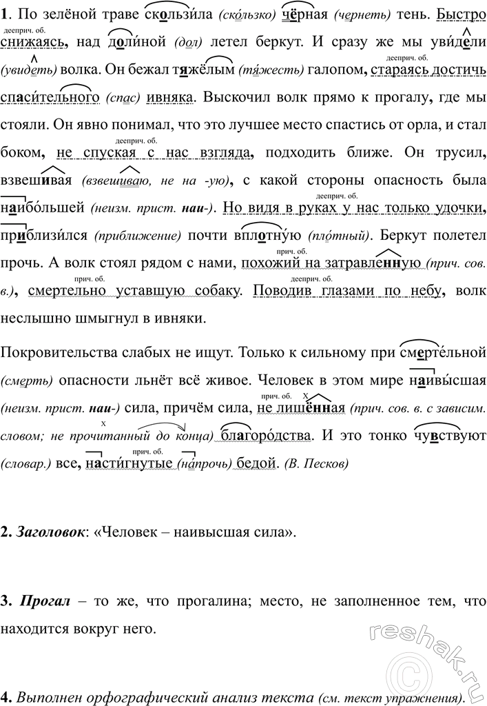 Изображение 295 1.	Спишите, восстанавливая пропущенные буквы, знаки препинания и раскрывая скобки....