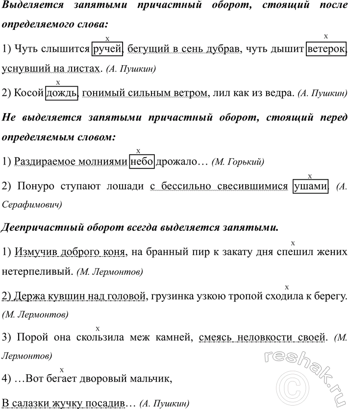 Изображение 340 Из упражнений § 13 и 20 выберите примеры, иллюстрирующие правила выделения на письме...