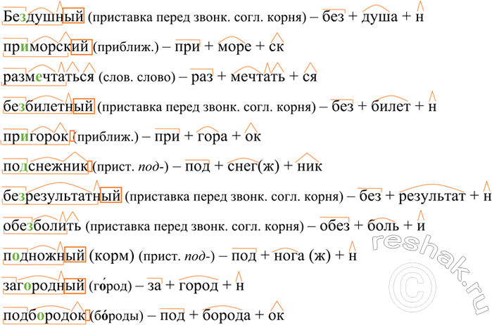 Изображение 53 1 Письменно докажите, что данные слова образованы сложением с одновременным...