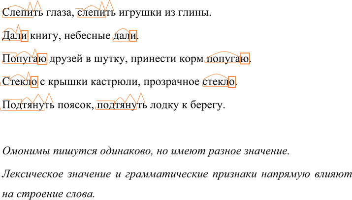 Изображение 600 Рассмотрите запись, докажите, что в ней представлены слова-омонимы. Запишите...