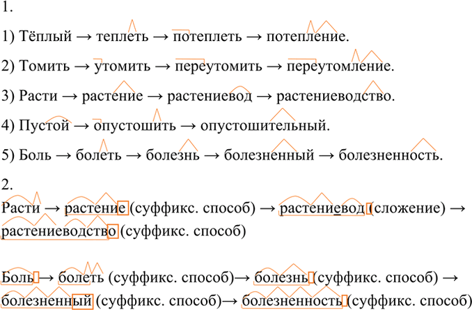 Изображение 65 РАССУЖДАЕМ НА ЛИНГВИСТИЧЕСКУЮ ТЕМУ  Познакомьтесь со словообразовательным словариком...