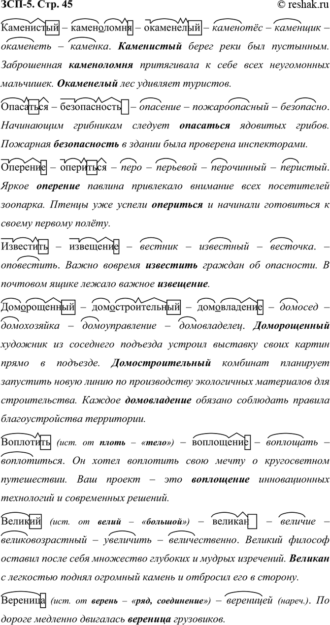 Изображение ЗСП-5 ГДЗ Разумовская Львова 7 класс РосУчебник