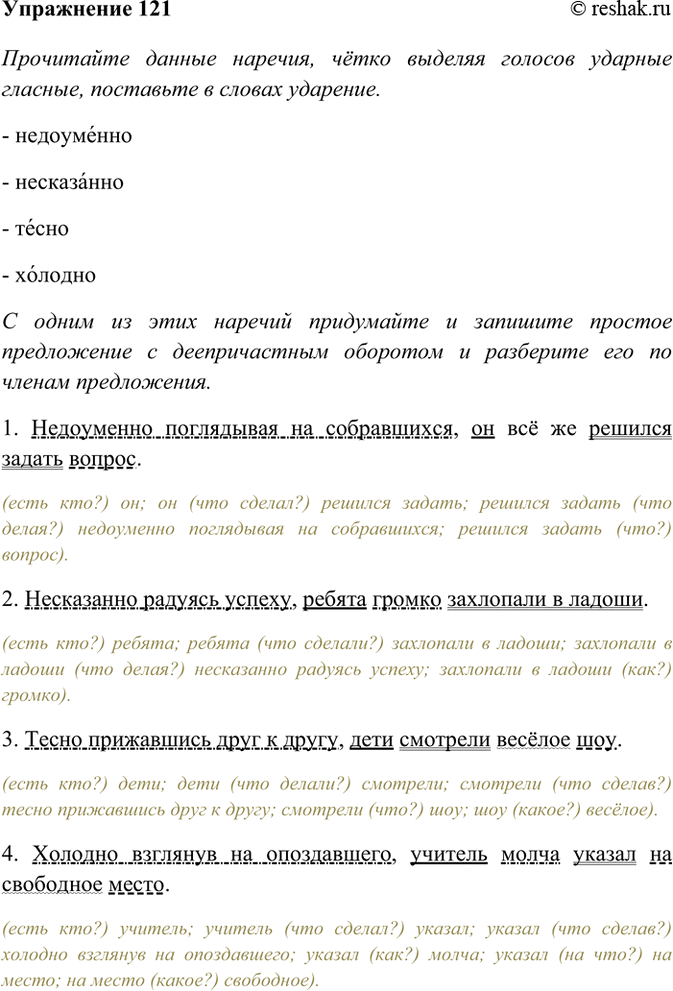 ����������� 121. ���������� ������ �������, ����� ������� ������� ������� �������, ��������� � ������ �������� (������������ ���������� �������� ��������� �� ��������������...