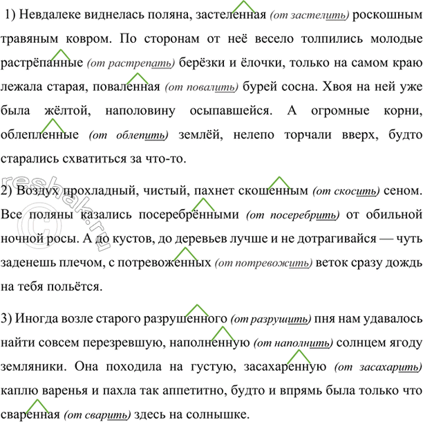 Изображение Образуйте подходящие по смыслу страдательными причастиями прошедшего времени (см. слова...