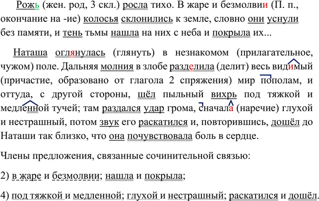 Изображение Спишите, раскрывая скобки и вставляя пропущенные буквы. Укажите в каждом предложении его...