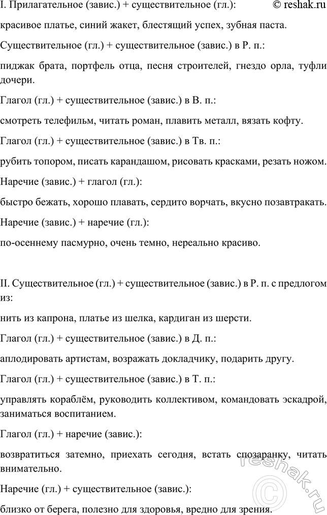 Изображение Выпишите словосочетания по группам в соответствии с приведёнными ниже схемами. Составьте...