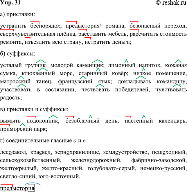 Решено)Упр.31 ГДЗ Бархударов 8 Класс По Русскому Языку