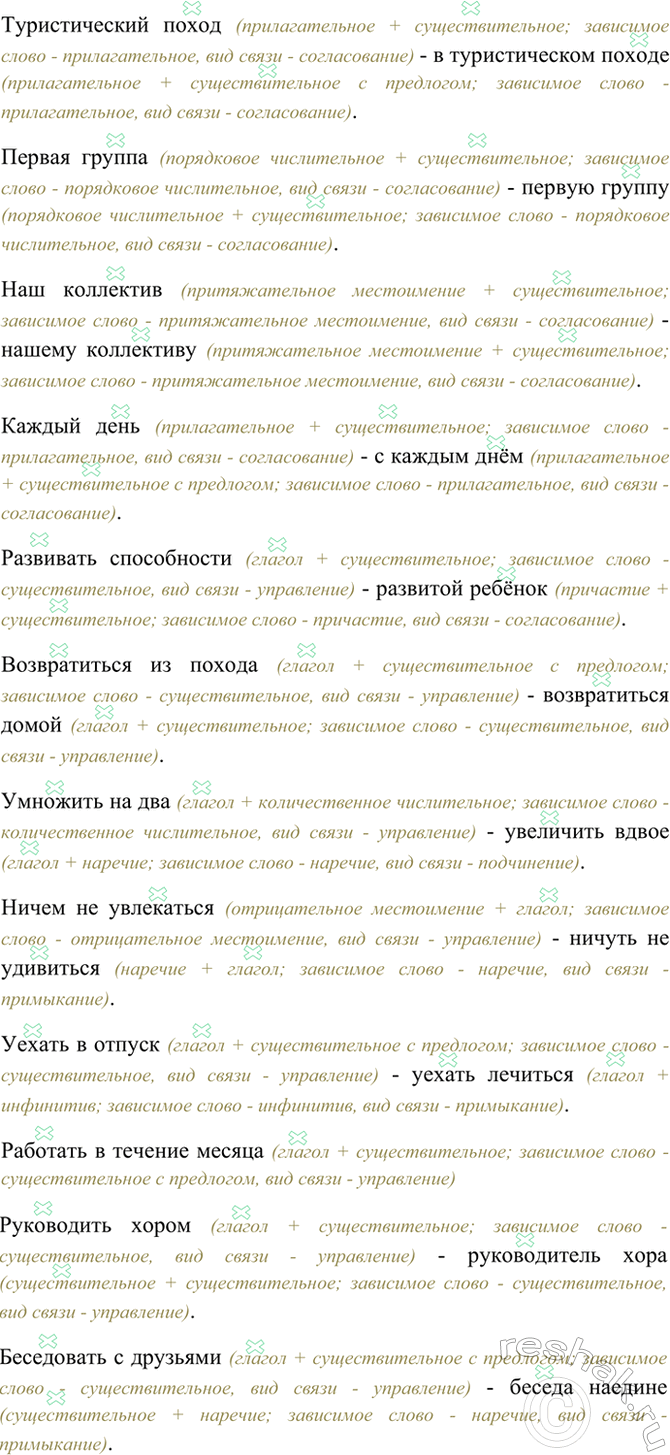 Изображение Укажите, какой частью речи является зависимое слово, и назовите способ связи слов в...