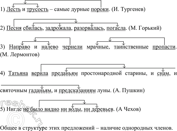 Изображение Выразительно прочитайте предложения, в необходимых случаях соблюдая перечислительную...