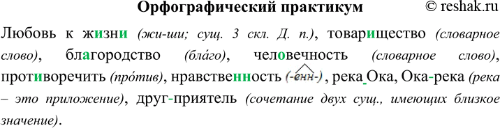 Изображение Орфографический практикум §17 ГДЗ Рыбченкова Александрова 8 класс