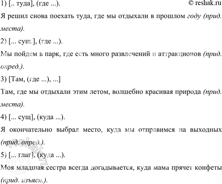 Изображение По данным схемам составьте и запишите сложноподчинённые предложения. Определите значения...