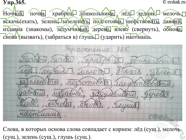 Русский язык 6 класс учебник упражнение 365. Слова совпадающие с основой. Корень совпадает с основой слова. Слова у которых корень совпадает с основой слова. Слова в которых основа совпадает со словом.