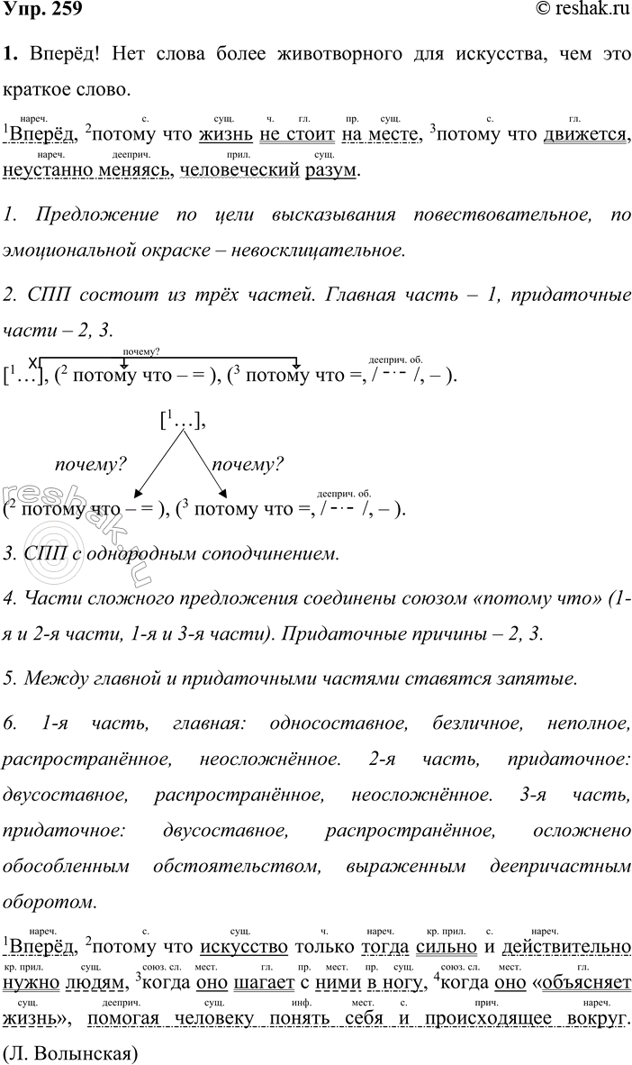 ����������� 259 1. �������� ������� �� ����� ����� �������. ���������� ���� ����������� � ������������ ������� ������. ��������� �� �������������� ������. ��������� ������������ �...