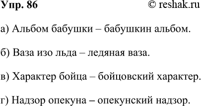 ����������� 86. �������� ��������������, ����������� �� ������ ����������, ������������� ���������������� �� ������ ������������.�) ������ �������	�) �������� ������) ���� ���...