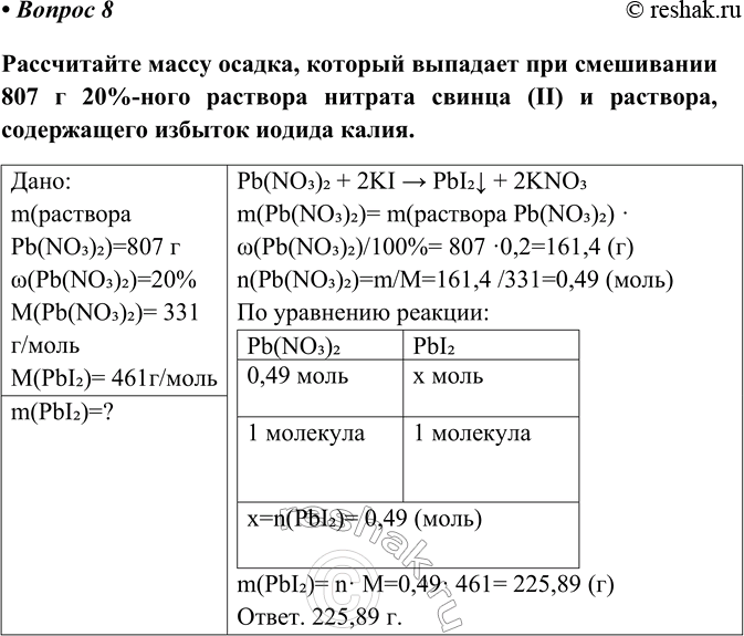 Изображение Параграф 33 Вопрос 8 ГДЗ Габриелян Остроумов 8 класс (углубленный)