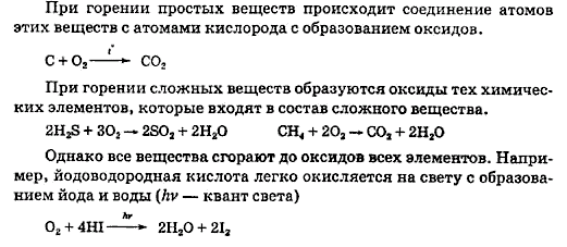 Параграф 27 вопросы. Горение простых и сложных веществ. При горении сложных веществ. Примеры реакций горения простых и сложных веществ. Сходства и различия горения простых и сложных веществ.