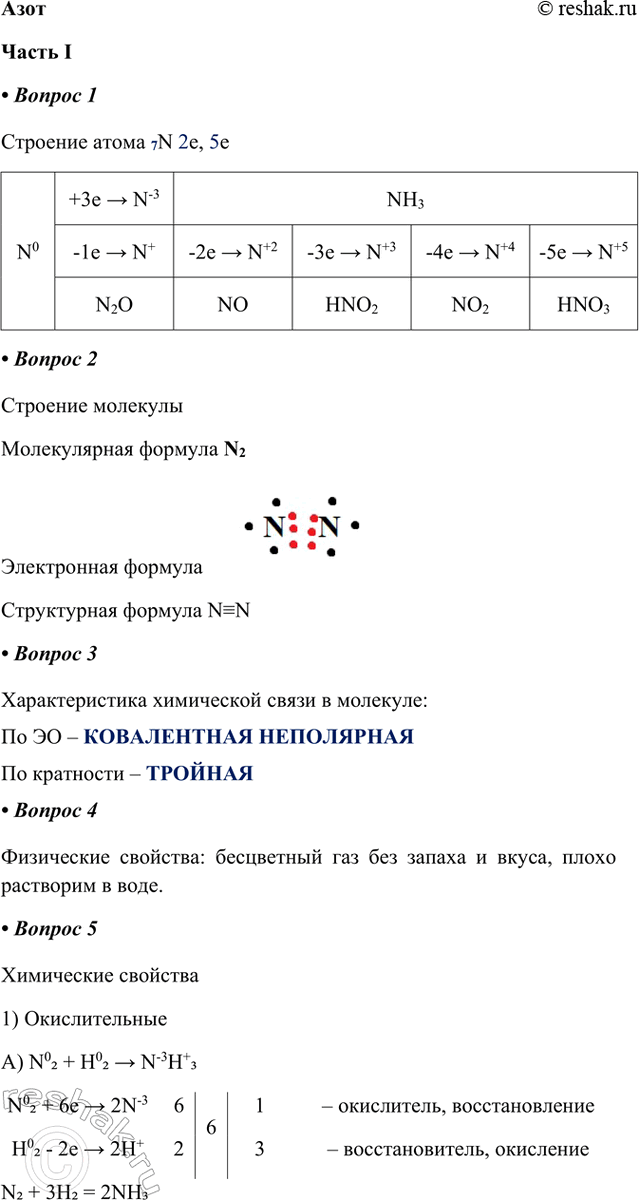 ����������� ��������� I1. �������� ����� 7N 2e, 5e2. �������� ��������.������������ ������� N2����������� �������  ����������� ������� N=N3. �������������� ����������...