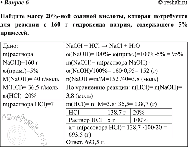 Изображение Параграф 25 Вопрос 6 ГДЗ Габриелян Остроумов 9 класс (Углубленный)