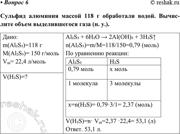 Изображение Параграф 27 Вопрос 6 ГДЗ Габриелян Остроумов 9 класс (Углубленный)