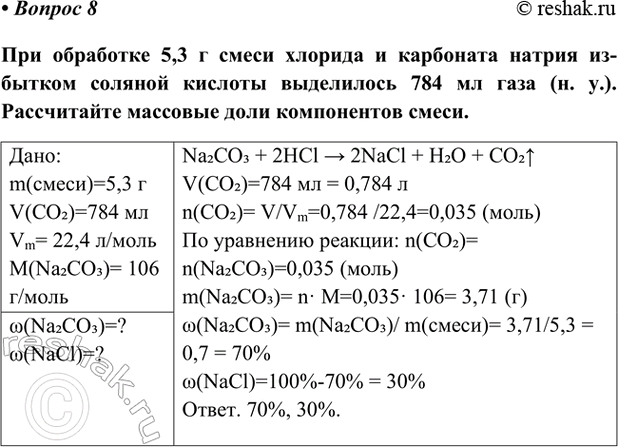 Изображение Параграф 31 Вопрос 8 ГДЗ Габриелян Остроумов 9 класс (Углубленный)