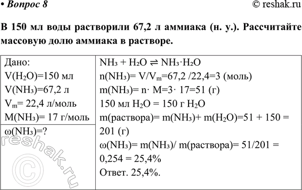 Изображение Параграф 39 Вопрос 8 ГДЗ Габриелян Остроумов 9 класс (Углубленный)
