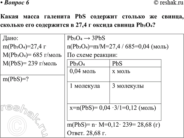 Изображение Параграф 43 Вопрос 6 ГДЗ Габриелян Остроумов 9 класс (Углубленный)