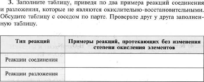 С соседом по парте заполните таблицу при заполнении второй колонки используйте пункт 6 параграф 14